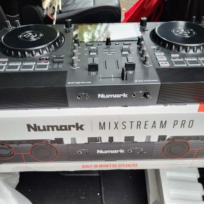 Numark Mixstream Pro 2-Channel Standalone Streaming DJ Console 2021 - Present - Black image 3