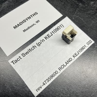 ORIGINAL Roland Replacement Push/Tact Switch (KEJ10901) for Juno-60, JSQ-60, MSQ-100, EP-6060, EP-11, etc