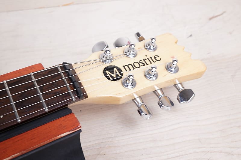 Mosrite Mini Guitar Red Made in Japan MIJ w/ Bag | Reverb