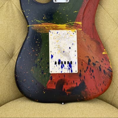 Custom Stratocaster Splatter Paint image 3