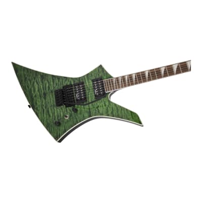 Jackson X Series Kelly KEXQ 6-String, Laurel Fingerboard, Poplar Body, and Through-Body Maple Neck Electric Guitar (Right-Handed, Transparent Green) image 7