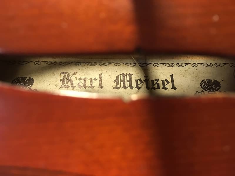 Karl Meisel Model 6115 Artist Violin 40's or 50's Sunburst w