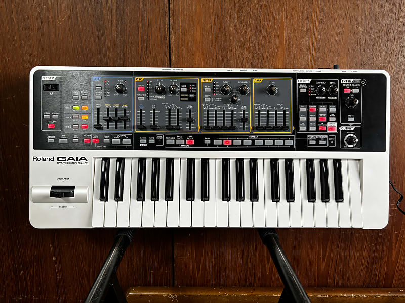 Roland GAIA SH-01 Virtual Analog Synthesizer w/ box power supply | Reverb