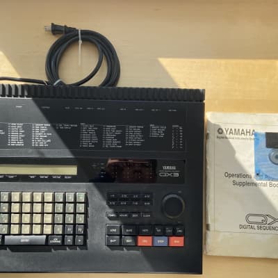 Yamaha QX3 Sequencer and MIDI Controller 1980s Black image 1