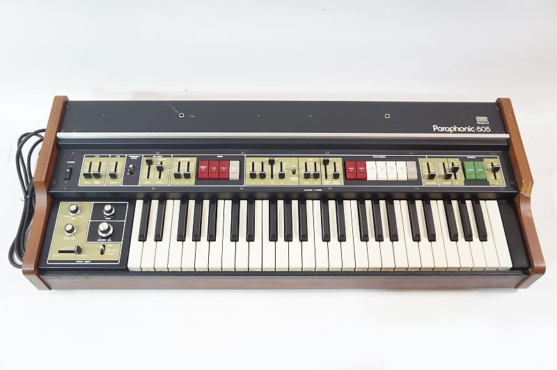 Roland RS-505 Paraphonic 505 Analog Synthesizer Keyboard GOOD image 1