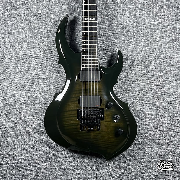 ESP E-II FRX Flame Maple black sunburst [Used] | Reverb
