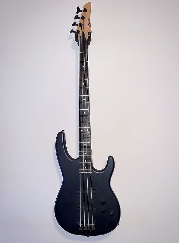 Made In USA Carvin B4 Four String Bass with Hardshell Carvin Reverb