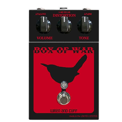 Wren and Cuff Box of War Fuzz Reissue OG (Black-Red Custom Color) Fuzz image 1