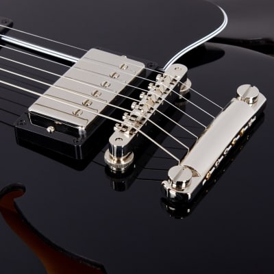 Gibson ES-335 Semi-Hollow Electric Guitar - Vintage Ebony image 9