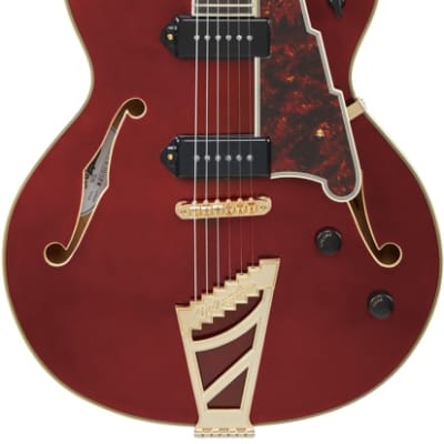 D'Angelico Excel 59 Hollowbody Guitar, Ebony Fretboard, Single Cutaway, Viola, DAE59VIOGT, New, Free Shipping image 13