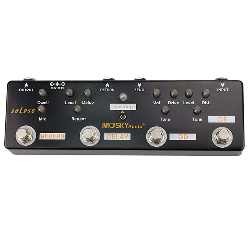 ギター BamBasic Effectribe Electro Reverb REVERB+DELAY+FX LOOP+OVERDRIVE+DISTORTION