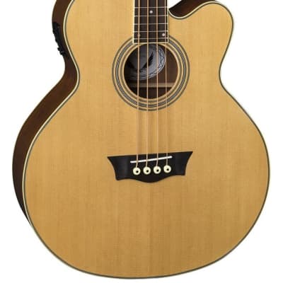 Dean 4 String Acoustic/Electric Bass, Dean Electronics, Spruce Top/Natural, EABC image 2