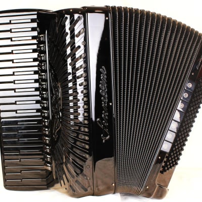 NEW Black Settimio Soprani Artist VI Piano Accordion LMMH 41 120 | Reverb