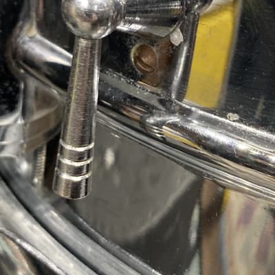Ludwig 14"x5" 410 Super Sensitive Snare Drum. Early 1960s Pre-Serial Number - Chrome Over Aluminum. image 7