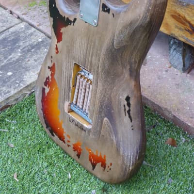 DY Guitars SRV Stevie Ray Vaughan First Wife No.1 relic strat body PRE-BUILD ORDER image 12