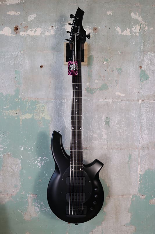 Ernie Ball Music Man Bongo 5 5-String Electric Bass Guitar 2023 - Stealth  Black