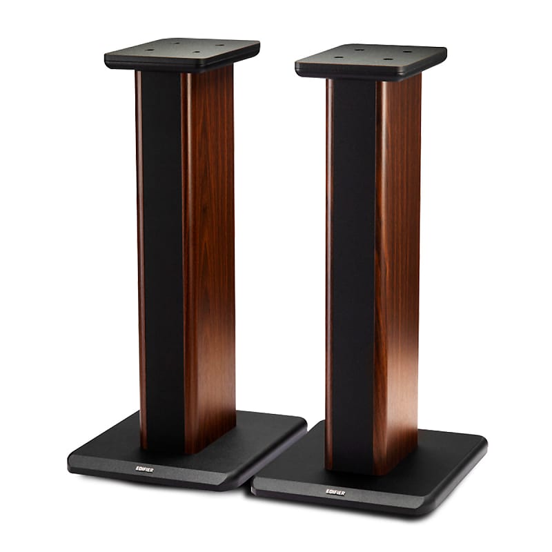 Edifier SS02c Speaker Stands for S2000MKIII Dark Brown / Reverb