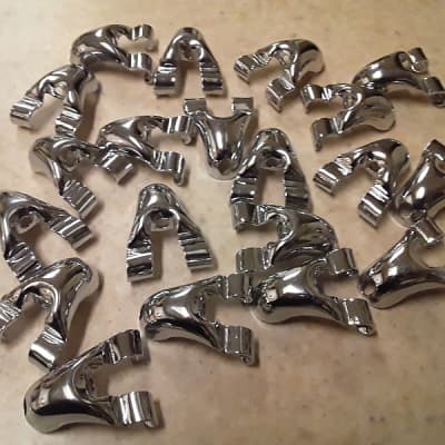 (New) Large 20 Pc Set of High Quality Chrome Drum Claws for Wood Hoops - *Sale Ends Soon* image 3