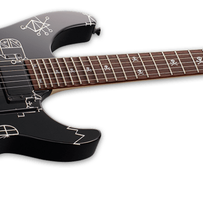 ESP Kirk Hammett Demonology Left Handed with ESP case image 1