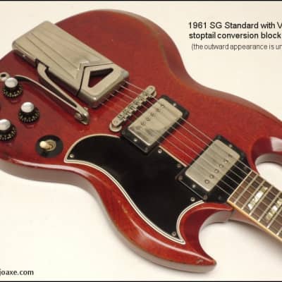 MojoAxe VibroStop Sideways Vibrola Conversion Kit for 1960,1961,1962 Gibson SG image 3