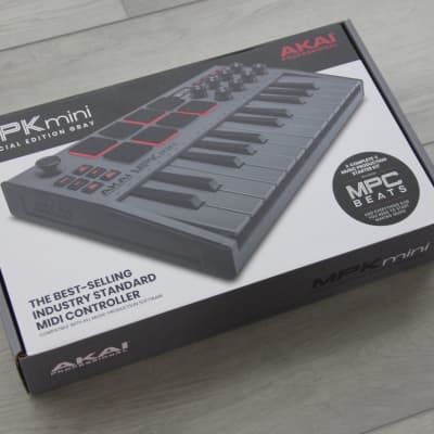 Akai MPK Mini MKIII 25-Key MIDI Controller Special Edition Gray