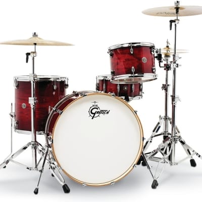 Gretsch Drums Catalina Club CT1-R444C 4-piece Shell Pack with Snare Drum - Gloss Crimson Burst image 1