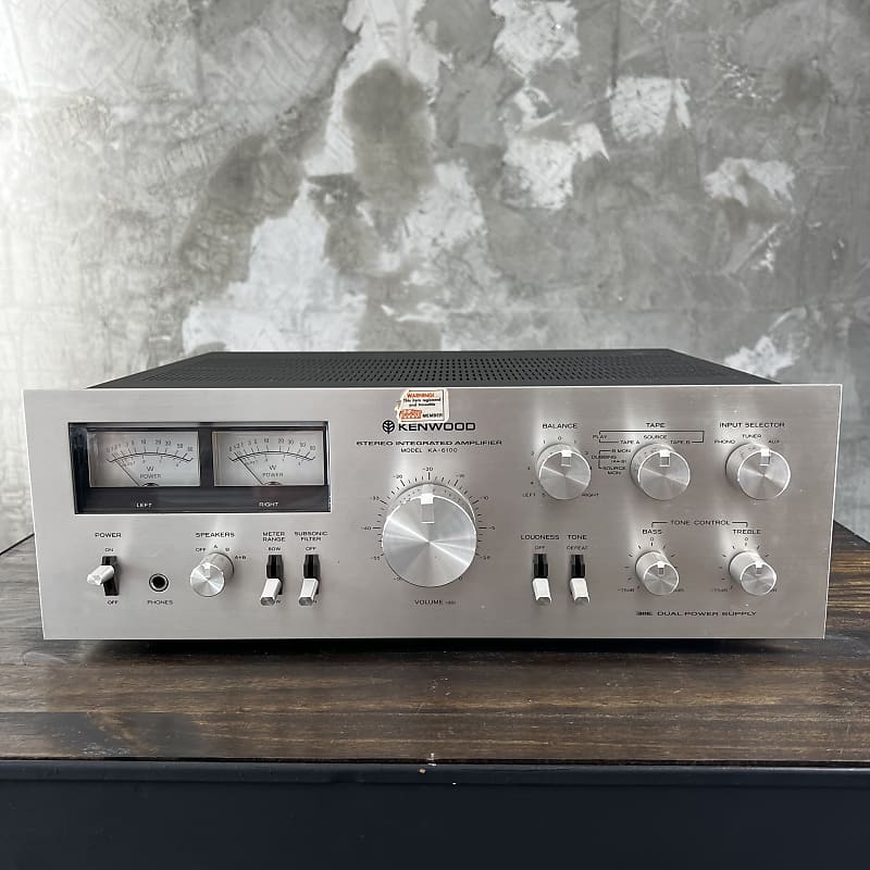 Kenwood KA-6100 Stereo Integrated Amplifier 1977 image 1