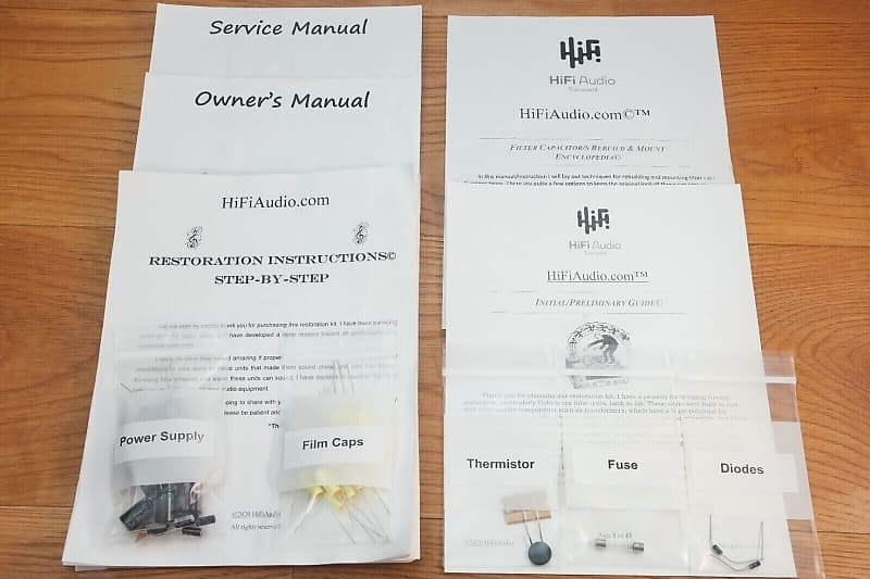 EICO ST-70 restoration kit filter capacitor repair rebuild fix  			