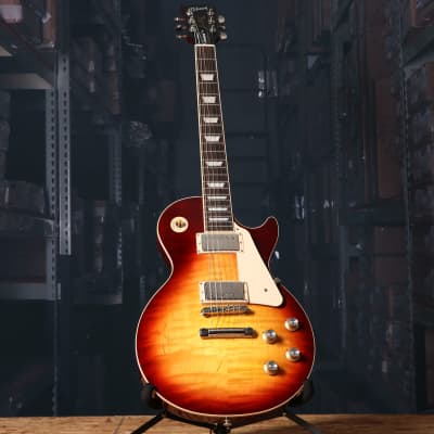 Gibson Les Paul Standard 60's Electric Guitar Bourbon Burst Flame Top image 7