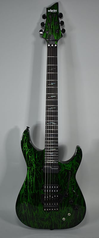 Schecter Guitar Research C-1 FR-S Toxic Venom Finish 6-String Electric Guitar image 1