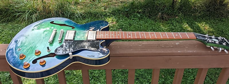 2018 Epiphone Dot Deluxe Aquamarine | Reverb 2018 Epiphone Dot Deluxe Aquamarine | Reverb