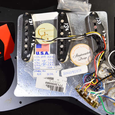 GG USA Fender Player Stratocaster MEGA Loaded Pickguard with PowerShifter™ Hot Rod Circuits image 6