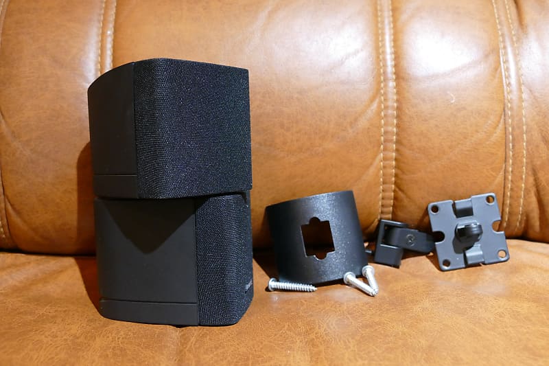 Bose Double Dual Cube Speaker Lifestyle Acoustimass with Genuine Bose Wall Mount  			