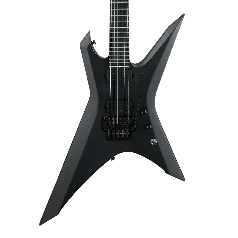 Ibanez Xiphos Iron Label 6-String Electric Guitar - Black Flat image 1