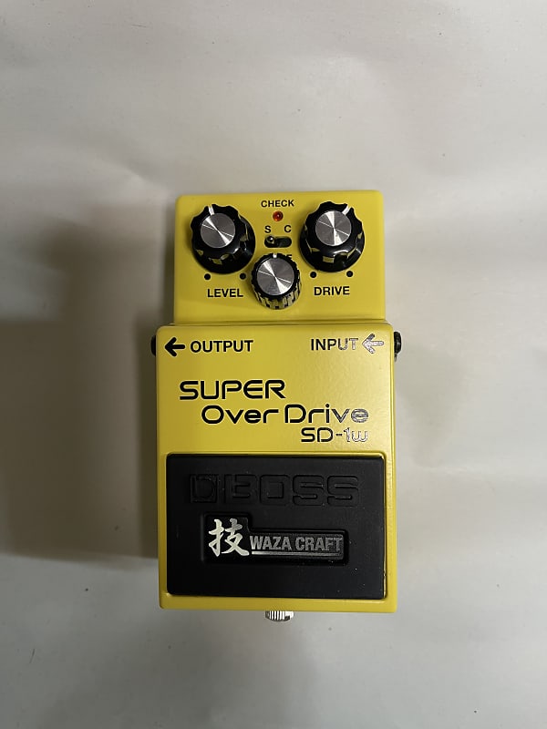 Boss SD-1W Super OverDrive Waza Craft 2015 - Present - Yellow | Reverb