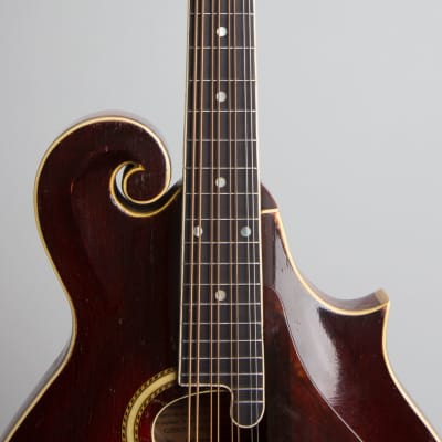 Gibson  H-4 Carved Top Mandola (1929), ser. #85299, original black hard shell case. image 8