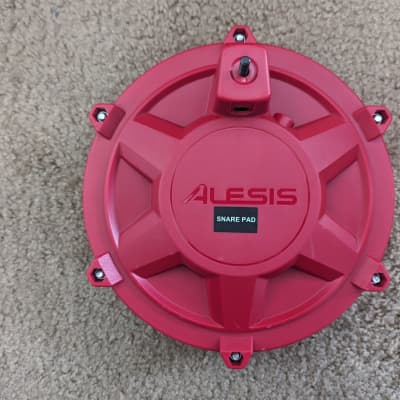 Alesis Nitro SE DM7X 8" Snare Drum Pad Dual Zone Red Mesh Head image 2