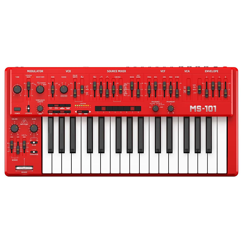 Behringer MS-101-RD Analog Synthesizer | Reverb