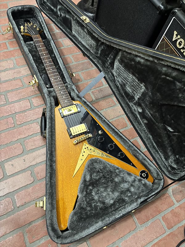 Epiphone '58 Korina Flying V | Reverb