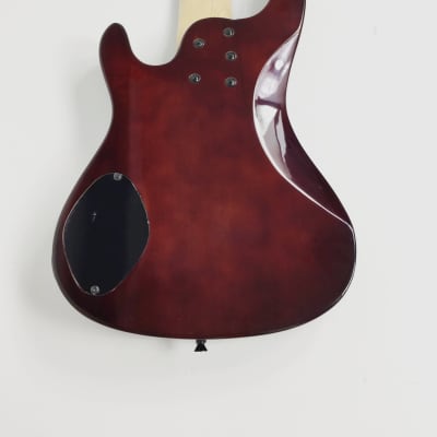 Haze 6-String Electric Bass Guitar, Sunburst, Free Bag ,Tuner,3 Picks SE6700CSBH image 7