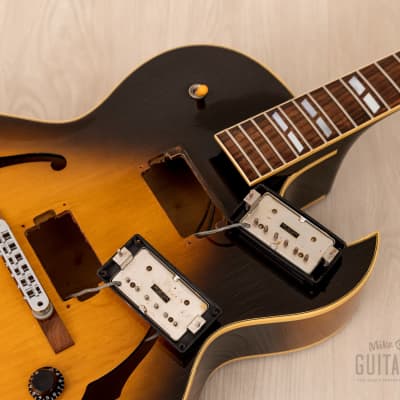 1991 Gibson ES-175 Hollowbody Guitar Vintage Sunburst w/ 57 Classic PAFs, Case image 16