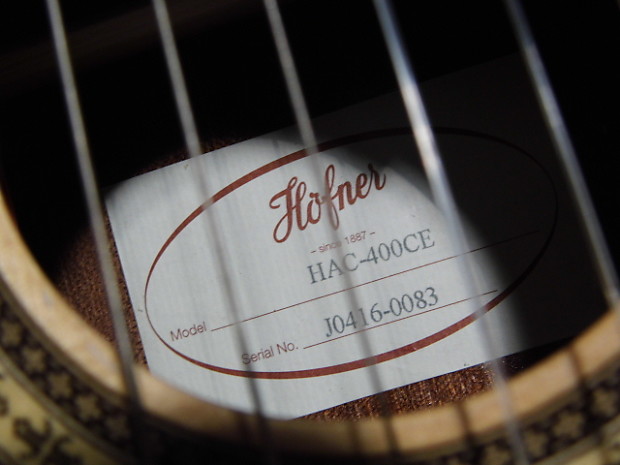 Hofner hac204 online