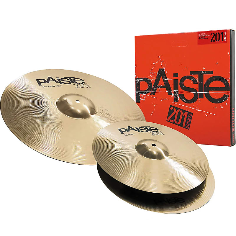 Paiste 201 Bronze Essential Set 14 / 18" Cymbal Pack 2005 - 2011 image 1