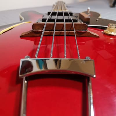*MINT* 1968-1970 Univox Bass (Matsumoku Japan) - Red Burst image 12