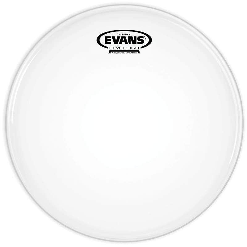 Evans B14GCS Orchestral Coated White Snare Drum Head - 14" image 1