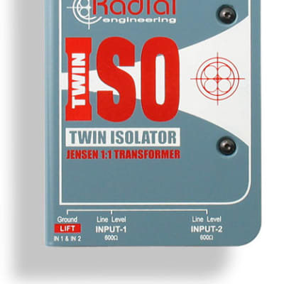 Radial Engineering Twin-Iso Two Channel Line Level Isolator image 12