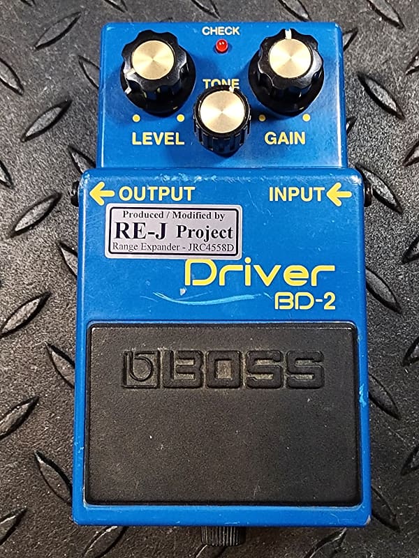 ギター analog.man BOSS BD-2/super RE-J Project Boss BD-2 Blues Driver w/ Analogman Mod Excellent RE-J