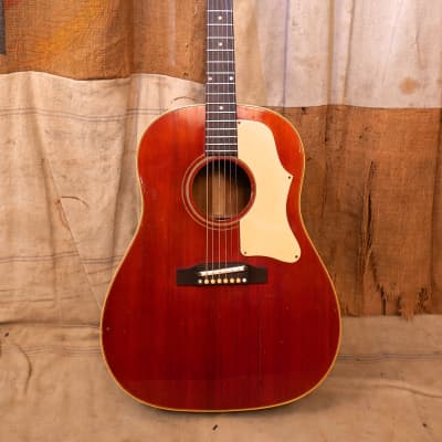 Gibson J-45 1968 - Cherry Red image 1