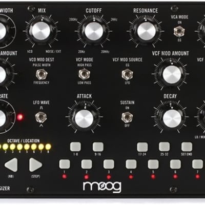 Moog Mother-32 Semi-modular Eurorack Analog Synthesizer and Step Sequencer image 1