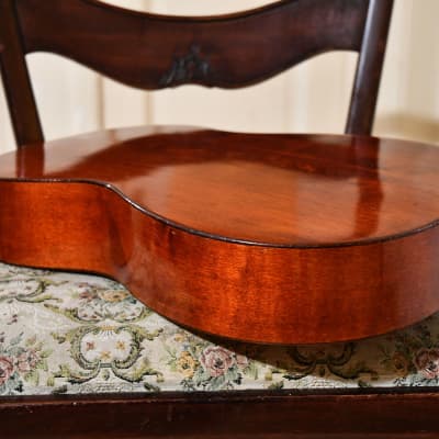 ✴️ Video Included – Vintage 1940s Perlgold German Parlor Guitar – Great Condition and Sound image 9